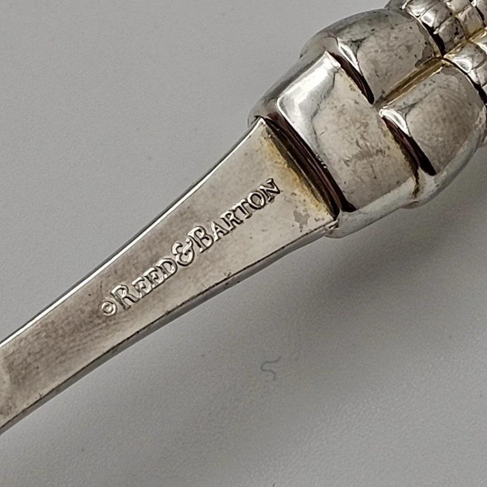 Reed & Barton Silverplate Christmas Cake Server From Neiman Marcus